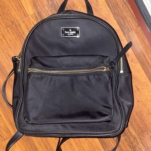black Kate Spade Backpack